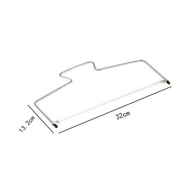 Herramientas de horneado para pasteles de acero inoxidable ajustables de 2 hilo
