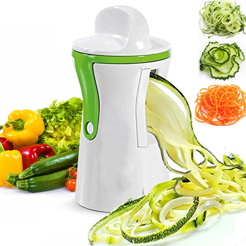 Cómodo cortador rallador espiral